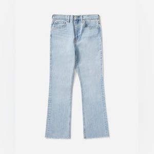Everlane High Rise Kick Crop Jeans